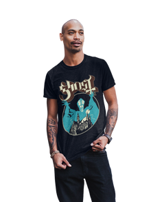 MERCHMOMENT Ghost - Castle Jumbo Print T-Shirt [Apparel]