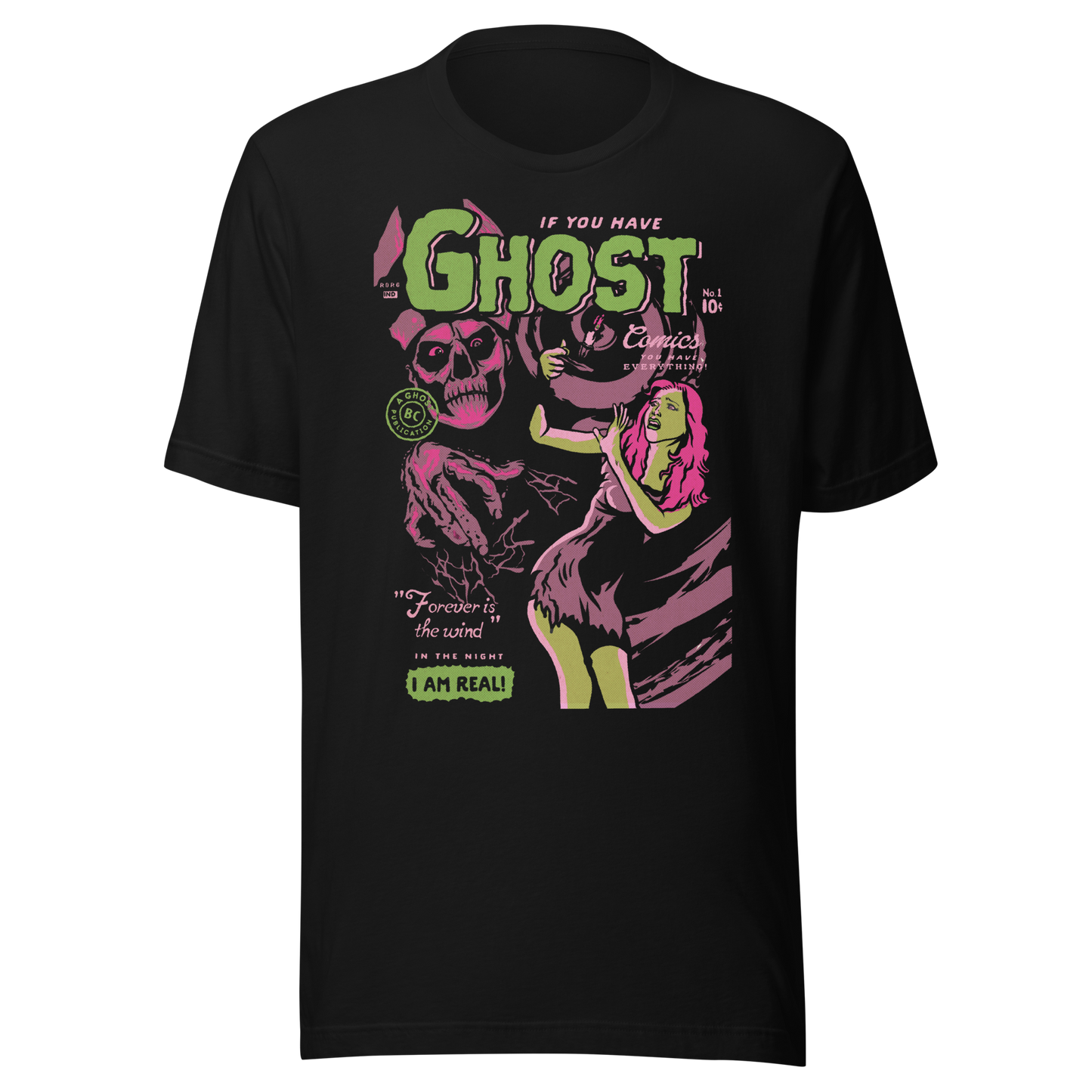 MERCHMOMENT Ghost Comics Vintage T-Shirt [Apparel]