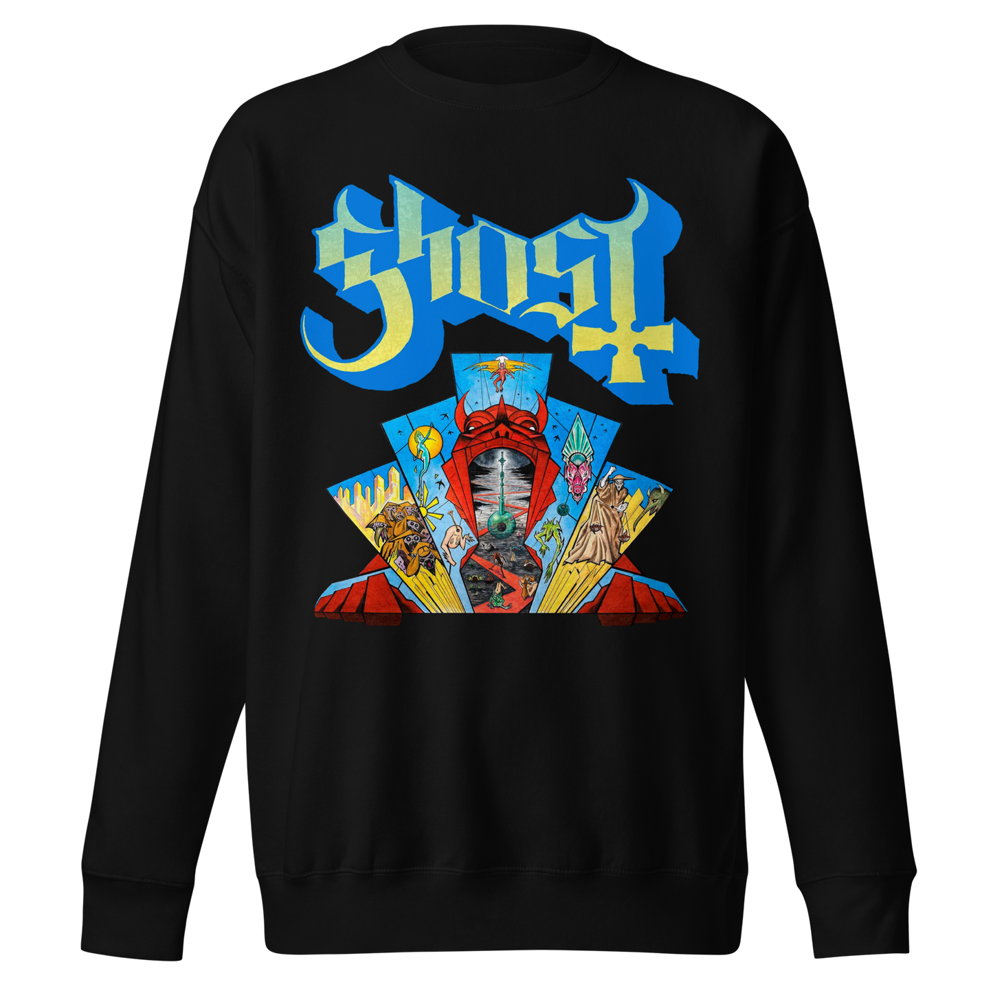 MERCHMOMENT Ghost - Devil's Mouth Jumbo Print Sweatshirt [Apparel]