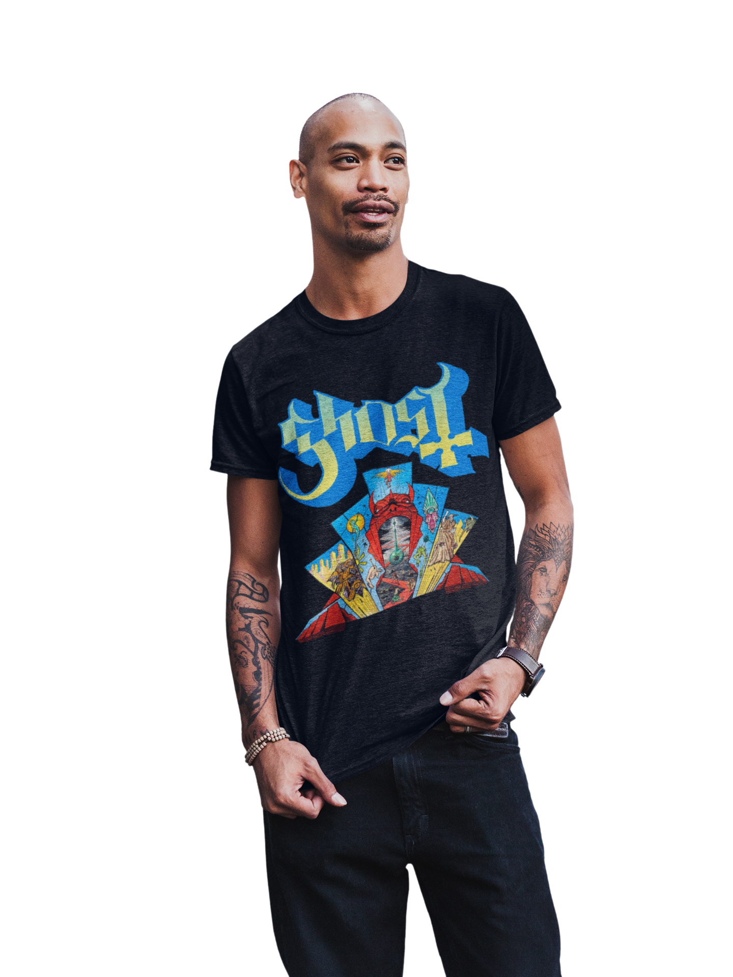 MERCHMOMENT Ghost - Devil's Mouth Jumbo Print T-Shirt [Apparel]