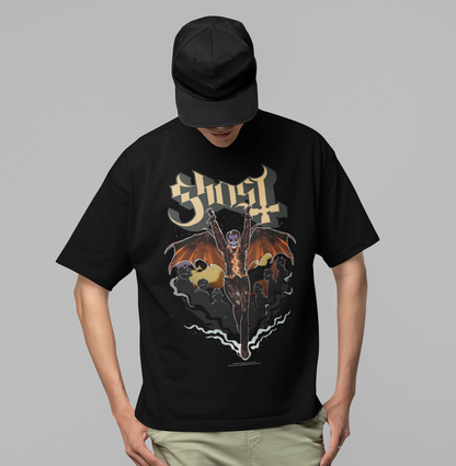 MERCHMOMENT Ghost - Fly Over Jumbo Print T-Shirt [Apparel]