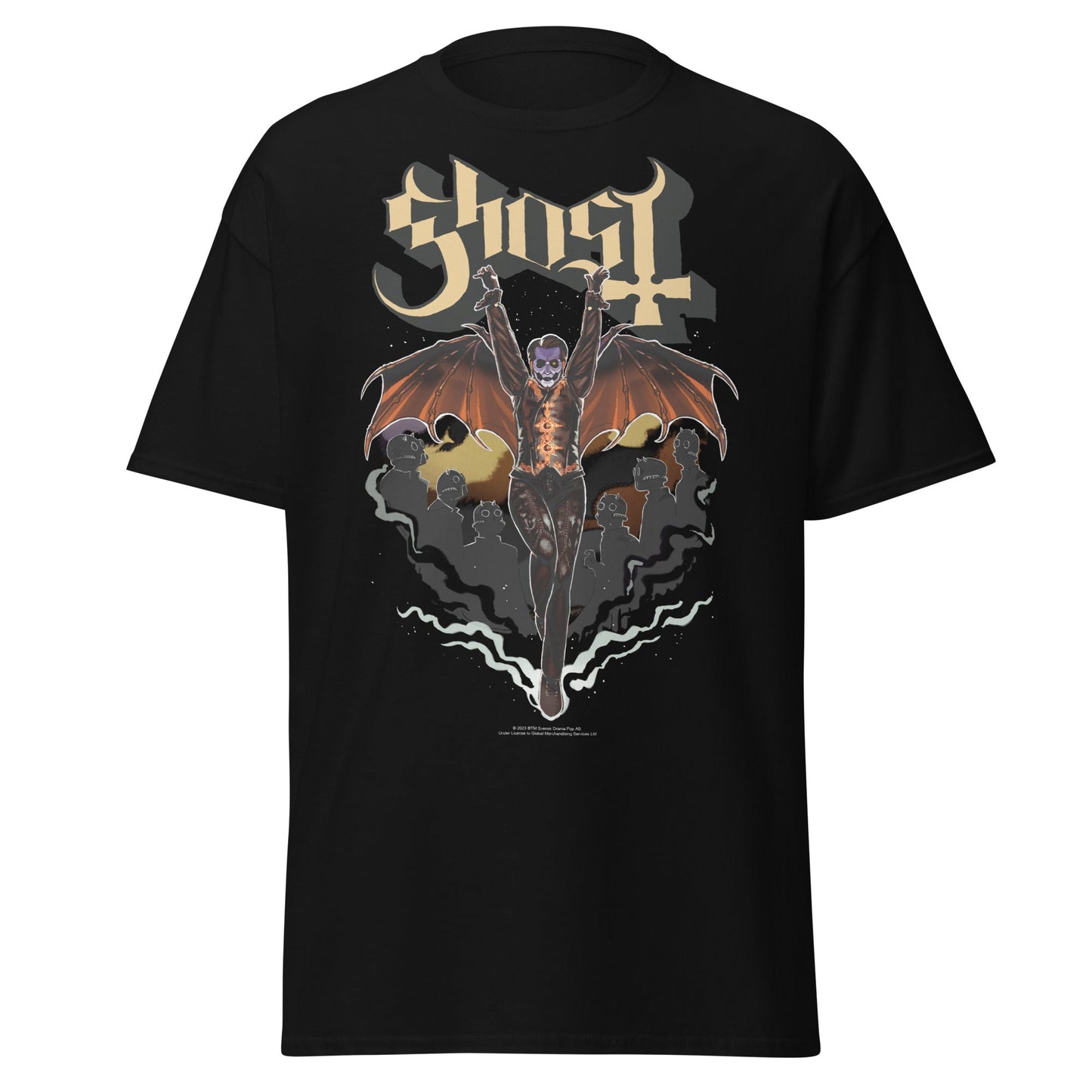 MERCHMOMENT Ghost - Fly Over Jumbo Print T-Shirt [Apparel]