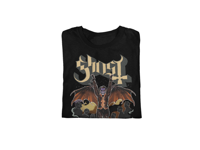 Stakes - Ghost - Fly Over Jumbo Print T-Shirt []