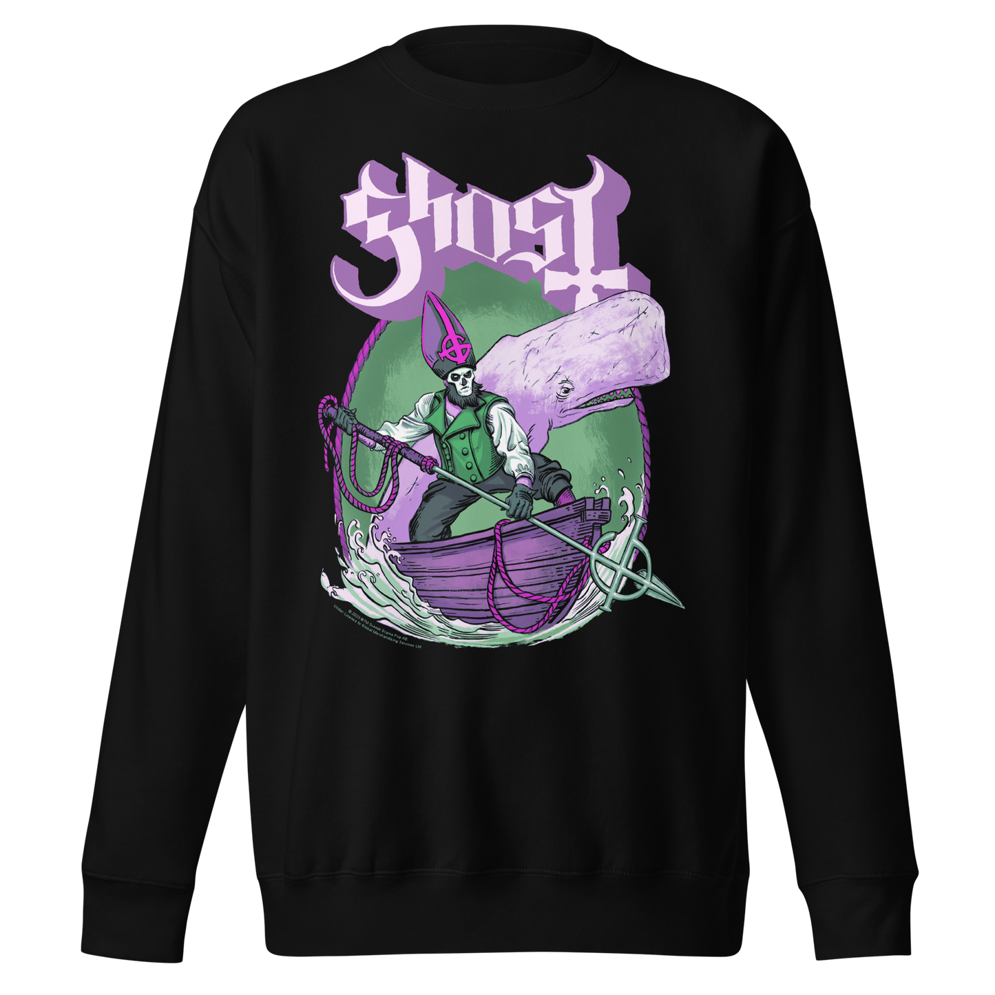 MERCHMOMENT Ghost High Seas Jumbo Print Sweatshirt [Apparel]