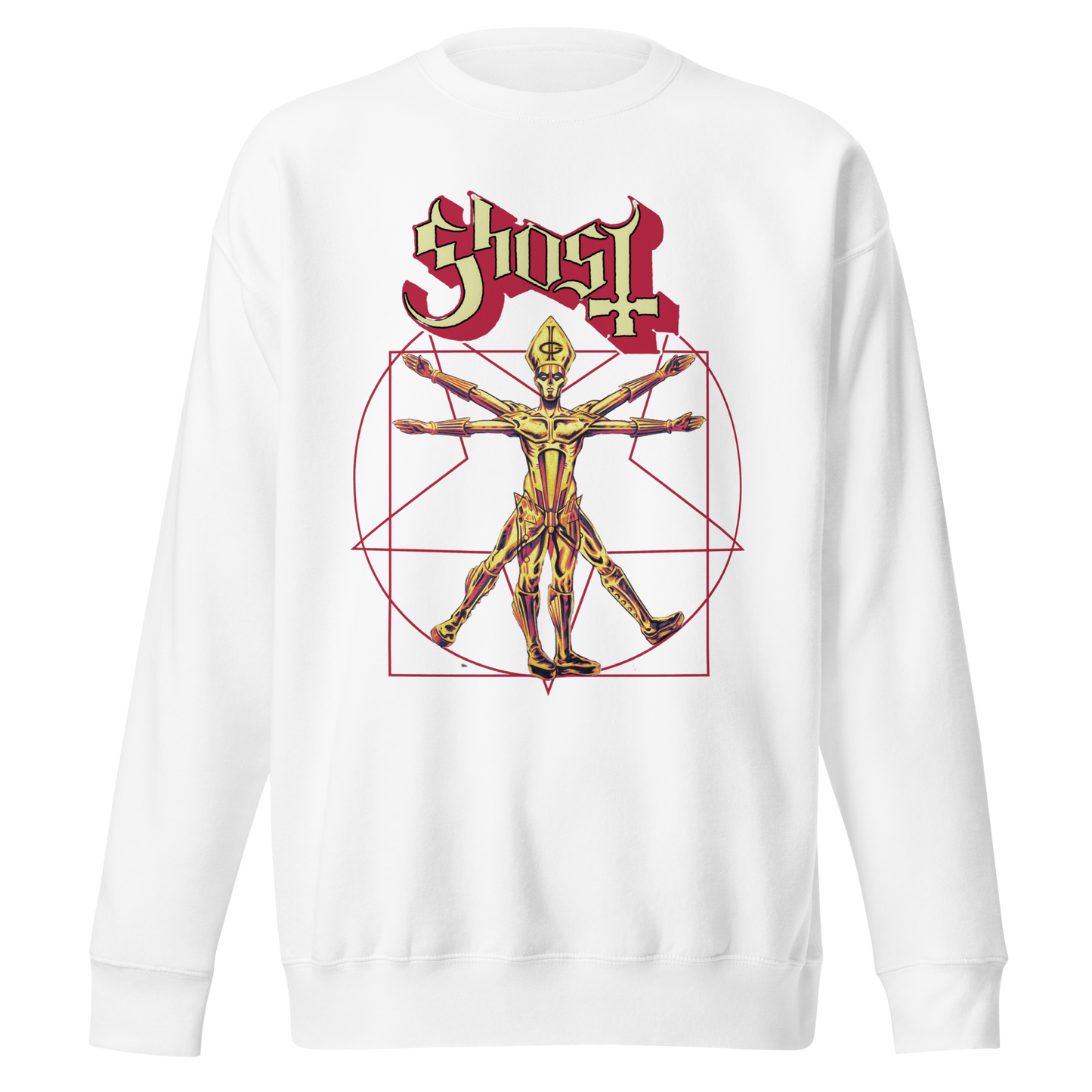 MERCHMOMENT Ghost - In the Machine Jumbo Print Sweatshirt [Apparel]