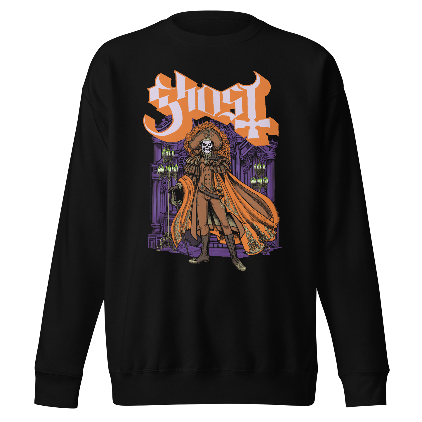 MERCHMOMENT Ghost Orange Cape Jumbo Print Sweatshirt [Apparel]