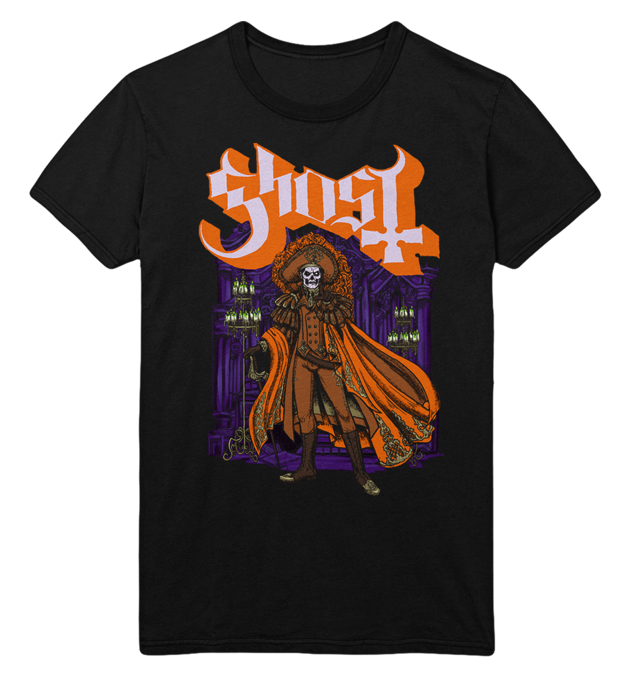 MERCHMOMENT Ghost Orange Cape Jumbo Print T-Shirt [Apparel]