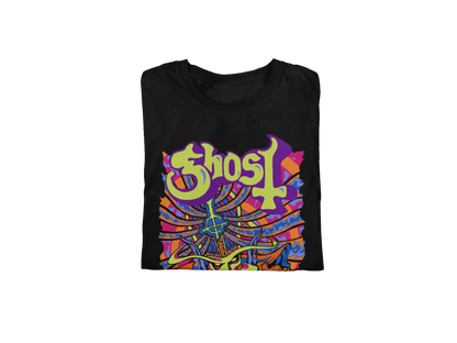 MERCHMOMENT Ghost - Stained Glass Jumbo Print T-Shirt [Apparel]
