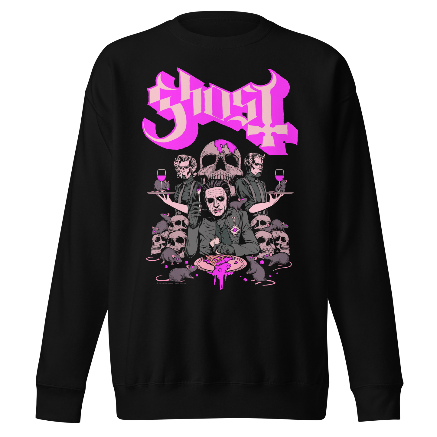 MERCHMOMENT Ghost What's for Dinner Jumbo Print Sweatshirt [Apparel]