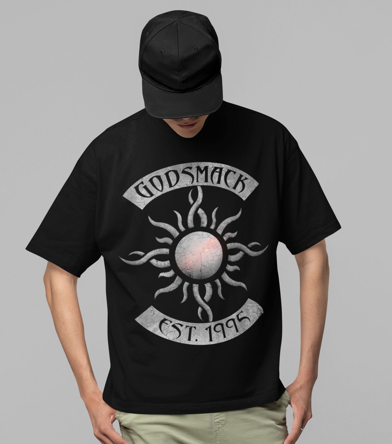 MERCHMOMENT Godsmack - Est. 1995 Jumbo Print T-Shirt [Apparel]