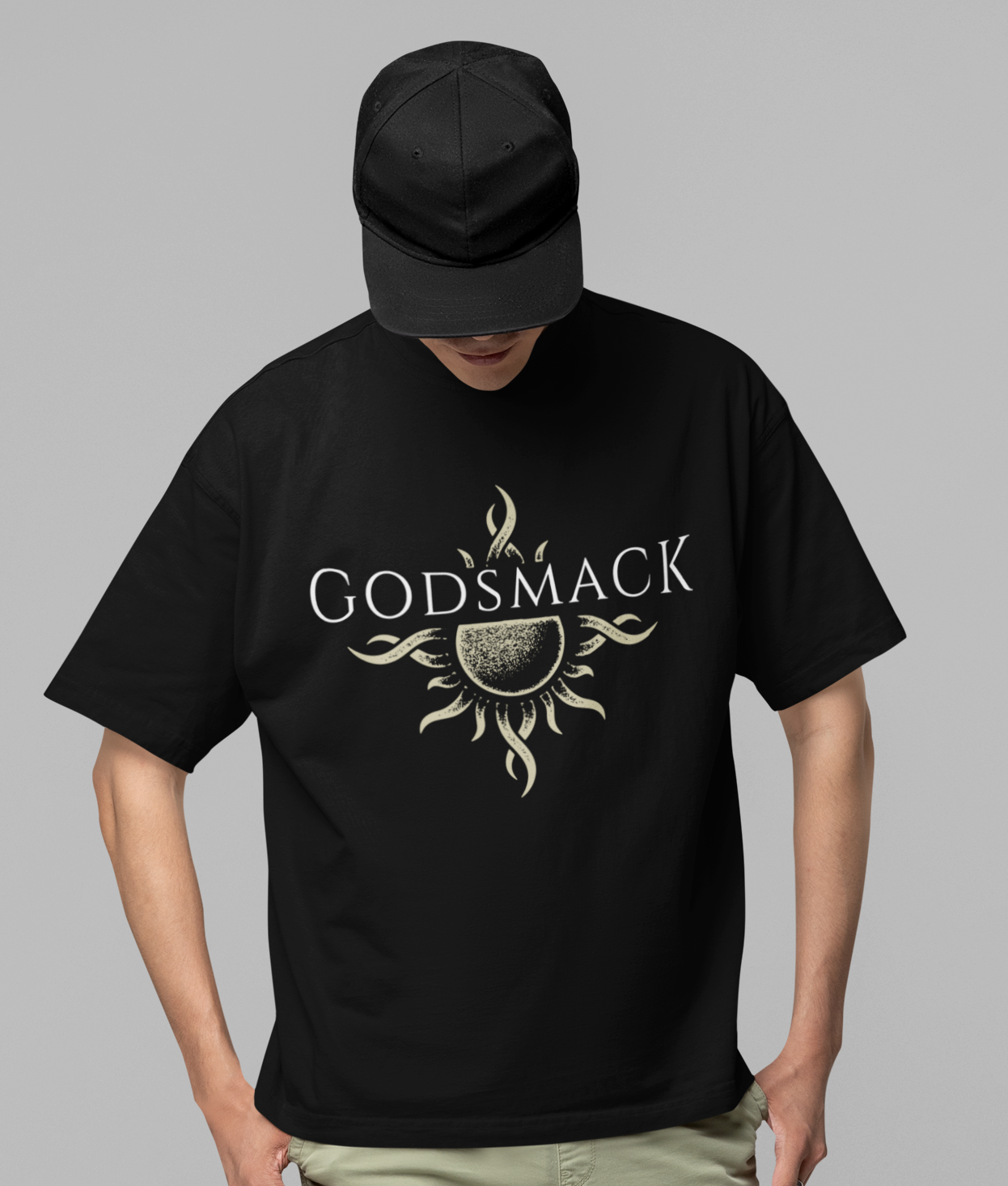 MERCHMOMENT Godsmack - Moon Comes Up Jumbo Print T-Shirt [Apparel]