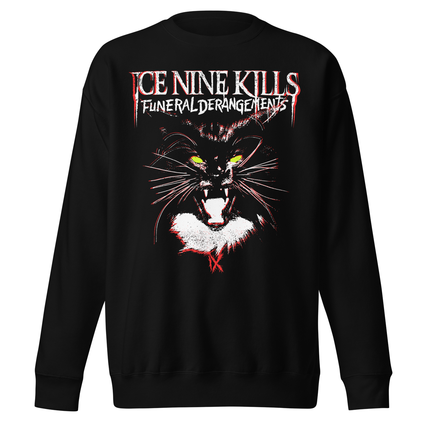 MERCHMOMENT Ice Nine Kills Funeral Derangements Jumbo Print Sweatshirt [Apparel]