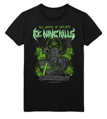 MERCHMOMENT Ice Nine Kills Green Wrath Jumbo Print T-Shirt [Apparel]
