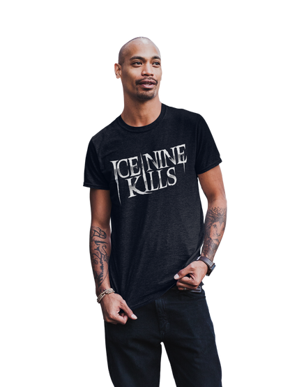 MERCHMOMENT Ice Nine Kills Knife Logo Jumbo Print T-shirt [Apparel]