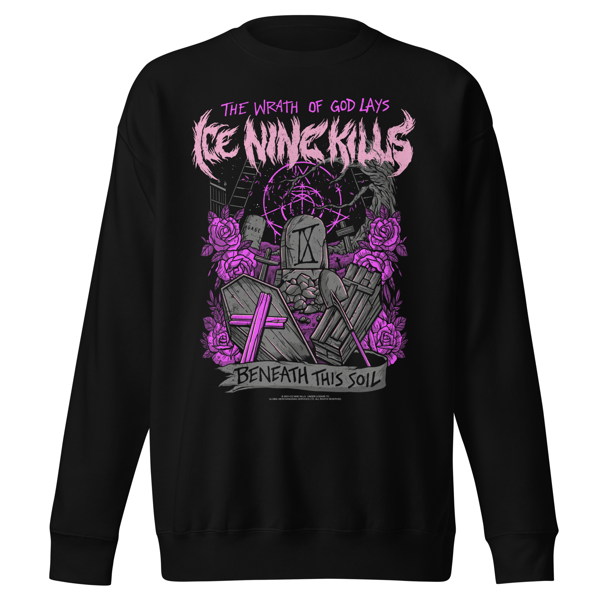 Ice Nine Kills Purple Wrath Jumbo Print Sweatshirt []