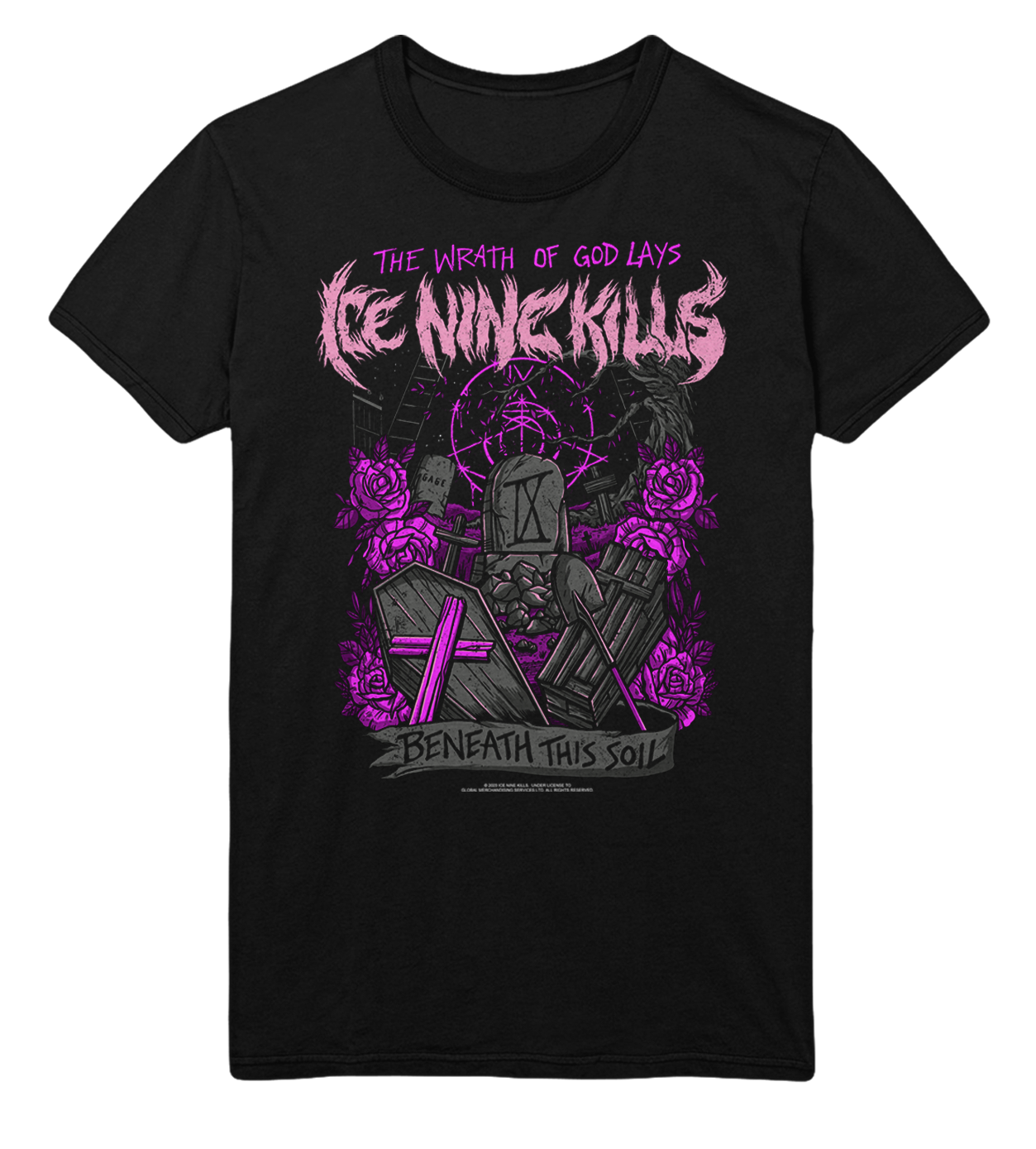 Ice Nine Kills Purple Wrath Jumbo Print T-Shirt []