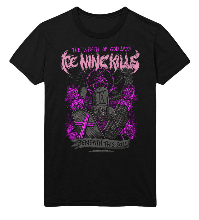 Stakes - Ice Nine Kills Purple Wrath Jumbo Print T-Shirt []