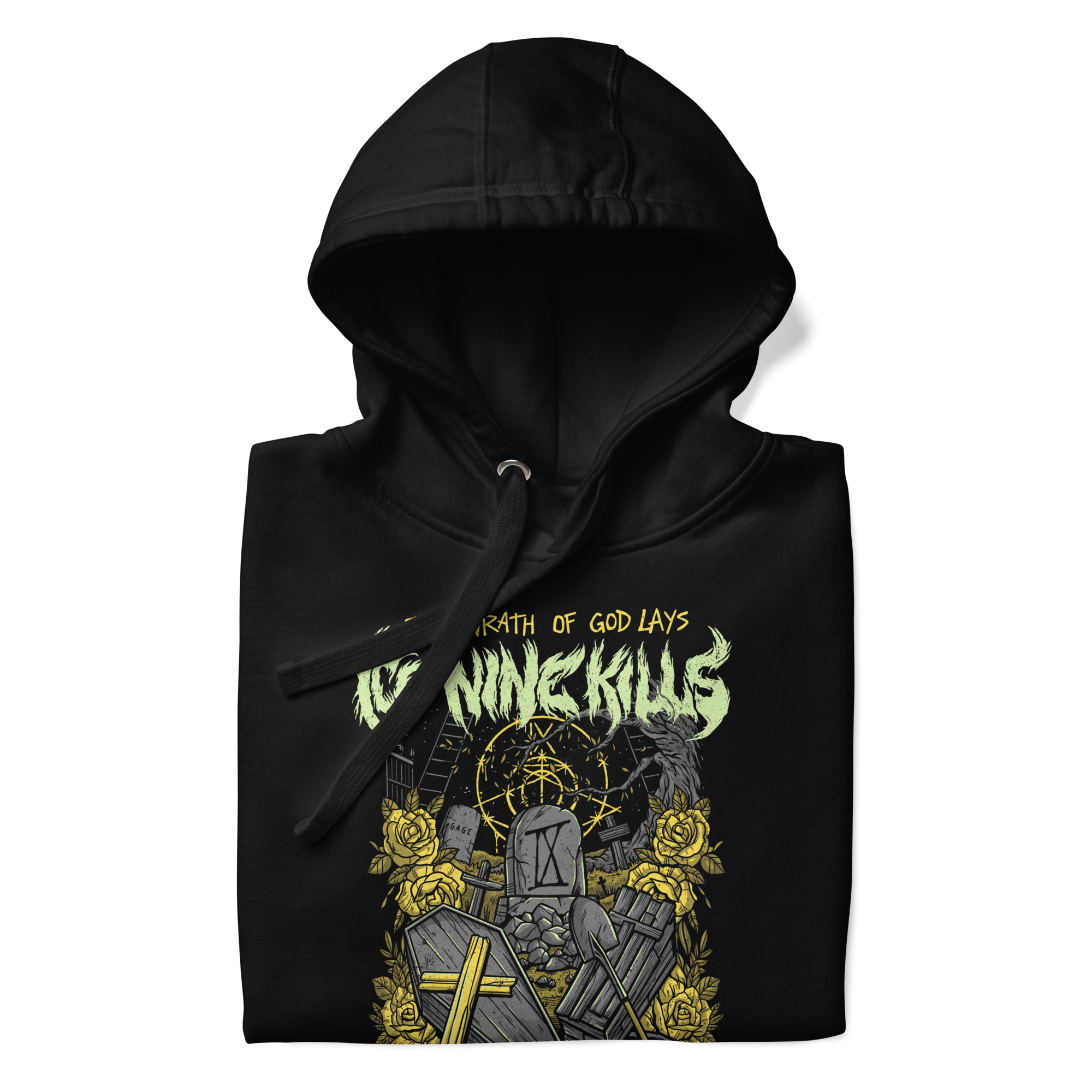 Stakes Ice Nine Kills Yellow Wrath Classic Hoodie [Apparel]