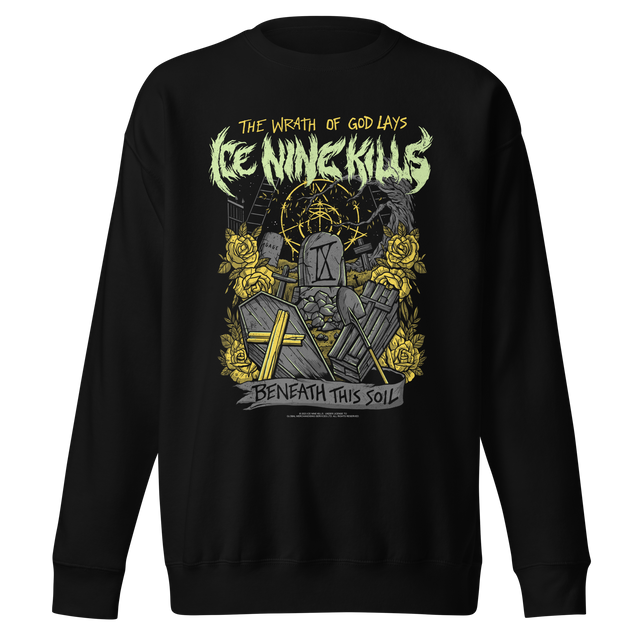 Stakes - Ice Nine Kills Yellow Wrath Jumbo Print Sweatshirt []