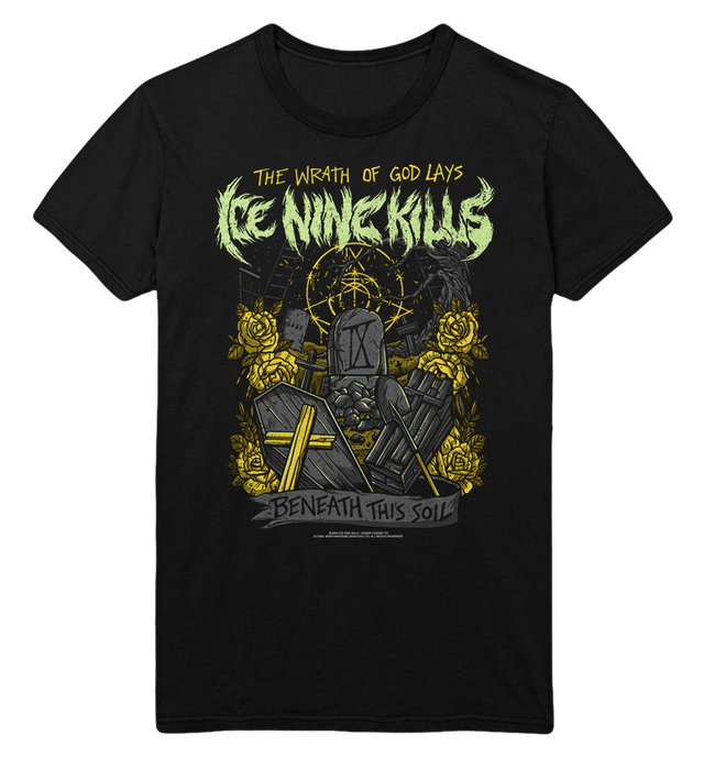 Stakes - Ice Nine Kills Yellow Wrath Jumbo Print T-Shirt []