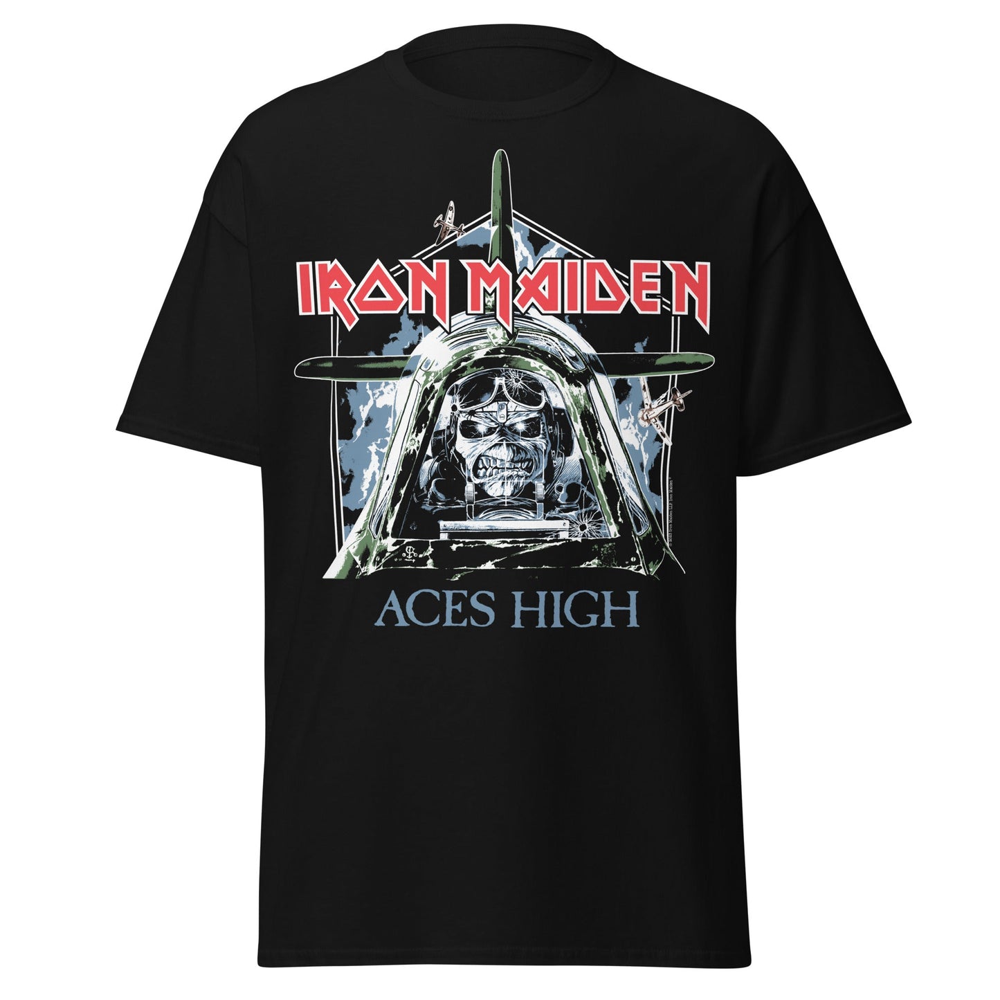 MERCHMOMENT Iron Maiden - Aces High Jumbo Print T-Shirt [Apparel]