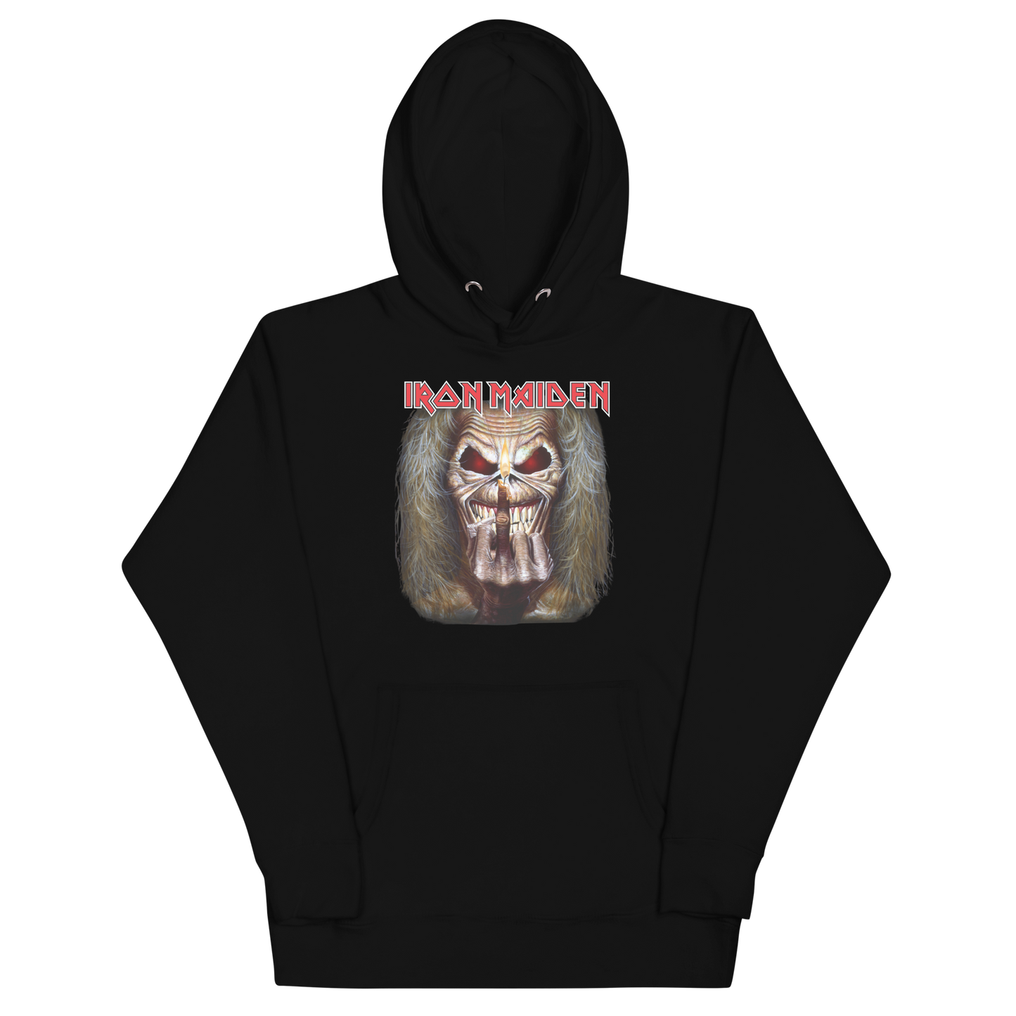 Iron Maiden Candle Finger Classic Hoodie [Apparel]