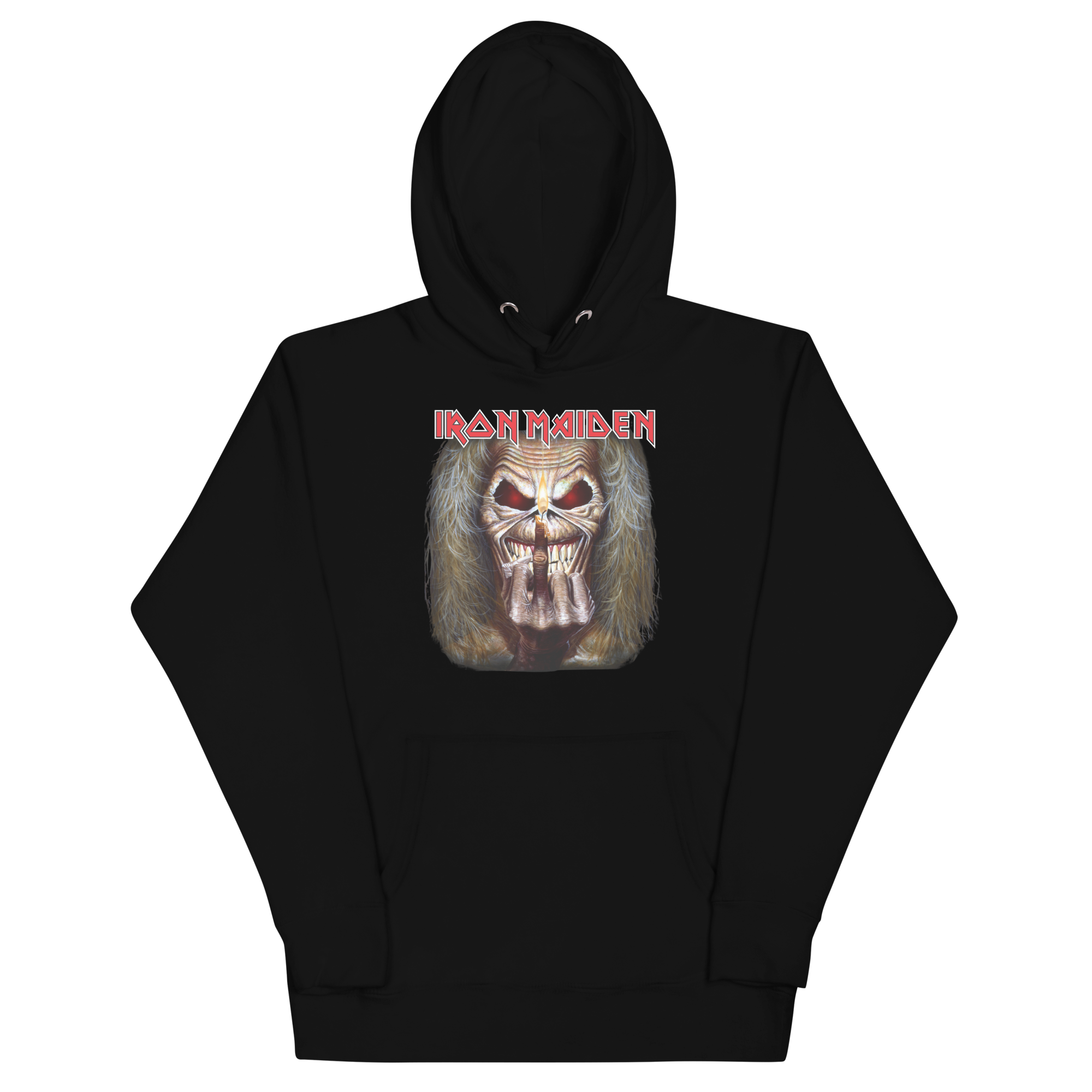 Iron Maiden Candle Finger Classic Hoodie [Apparel]