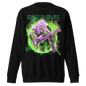 MERCHMOMENT Iron Maiden Green Guitar Jumbo Print Sweatshirt [Apparel]
