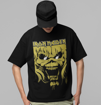 MERCHMOMENT Iron Maiden Open Mouth Jumbo Print T-shirt [Apparel]