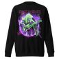 Iron Maiden Purple Guitar Jumbo Print Sweatshirt []