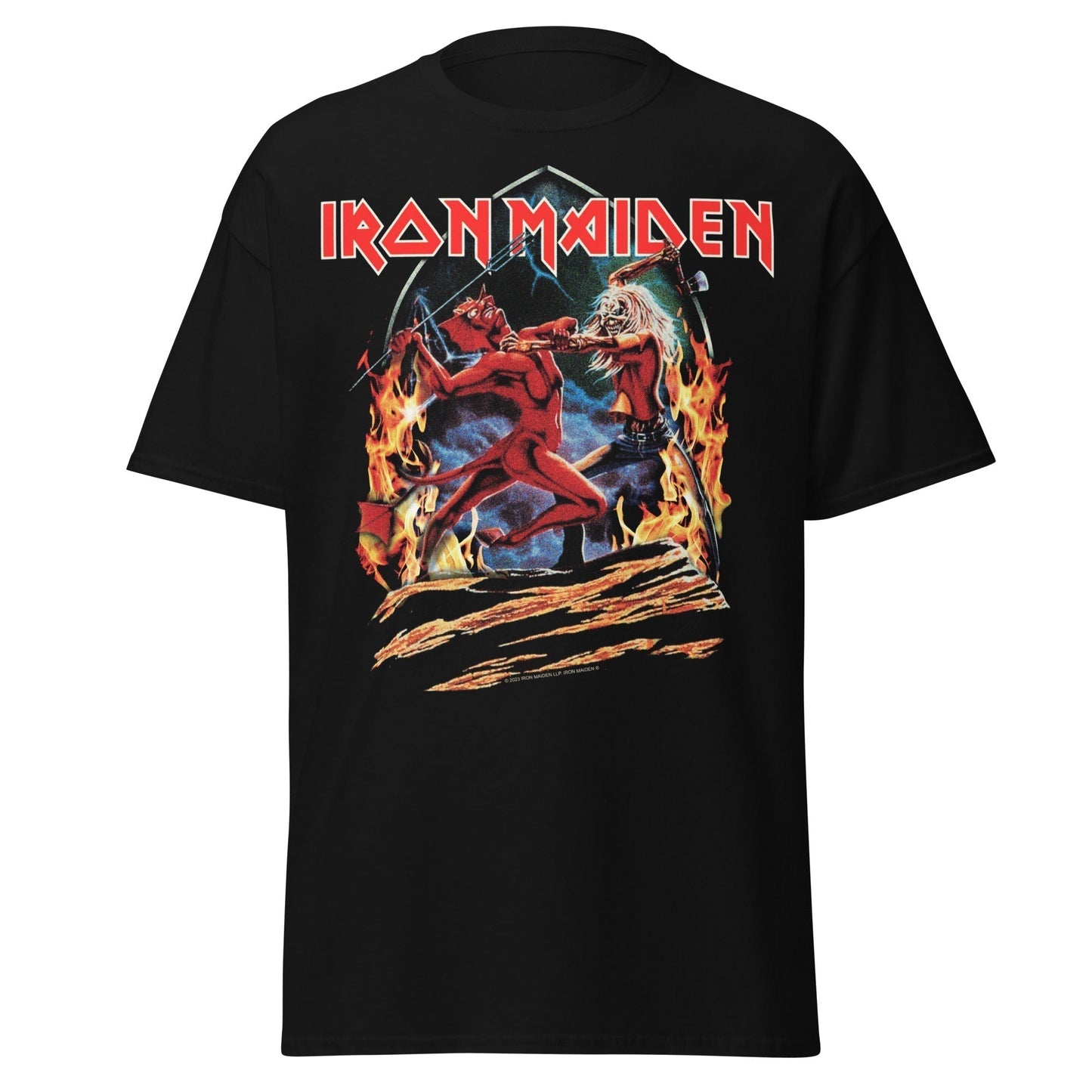 MERCHMOMENT Iron Maiden - Run To The Hills Jumbo Print T-Shirt [Apparel]