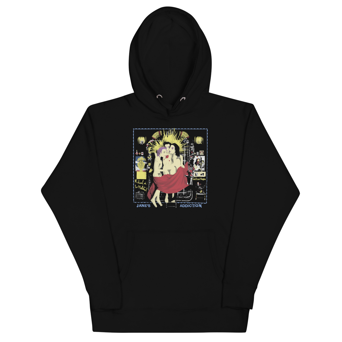 MERCHMOMENT Jane's Addiction Three Ladies Classic Hoodie [Apparel]