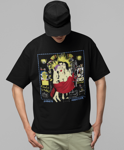 MERCHMOMENT Jane's Addiction - Three Ladies Jumbo Print T-Shirt [Apparel]