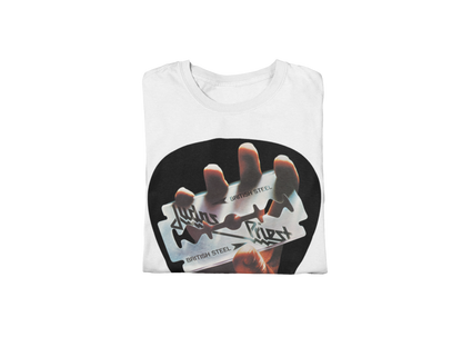 MERCHMOMENT Judas Priest - British Steel Jumbo Print T-Shirt [Apparel]