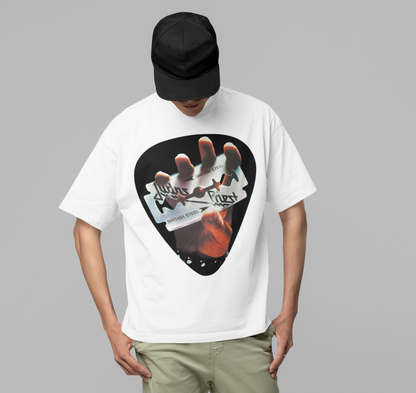 Judas Priest - British Steel Jumbo Print T-Shirt [Apparel]