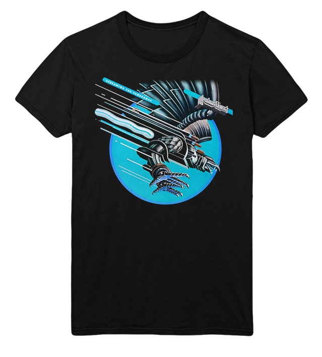 Stakes - Judas Priest Neon Screaming Jumbo Print T-Shirt []