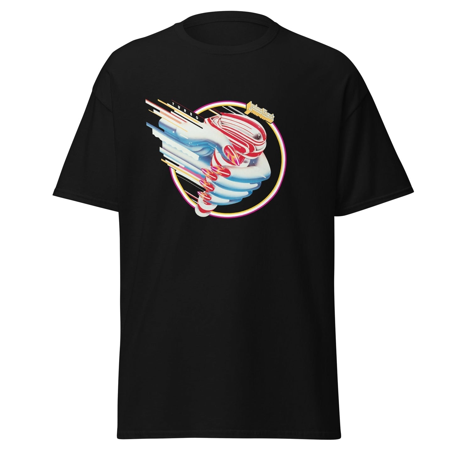 MERCHMOMENT Judas Priest - Turbo Hand Jumbo Print T-Shirt [Apparel]