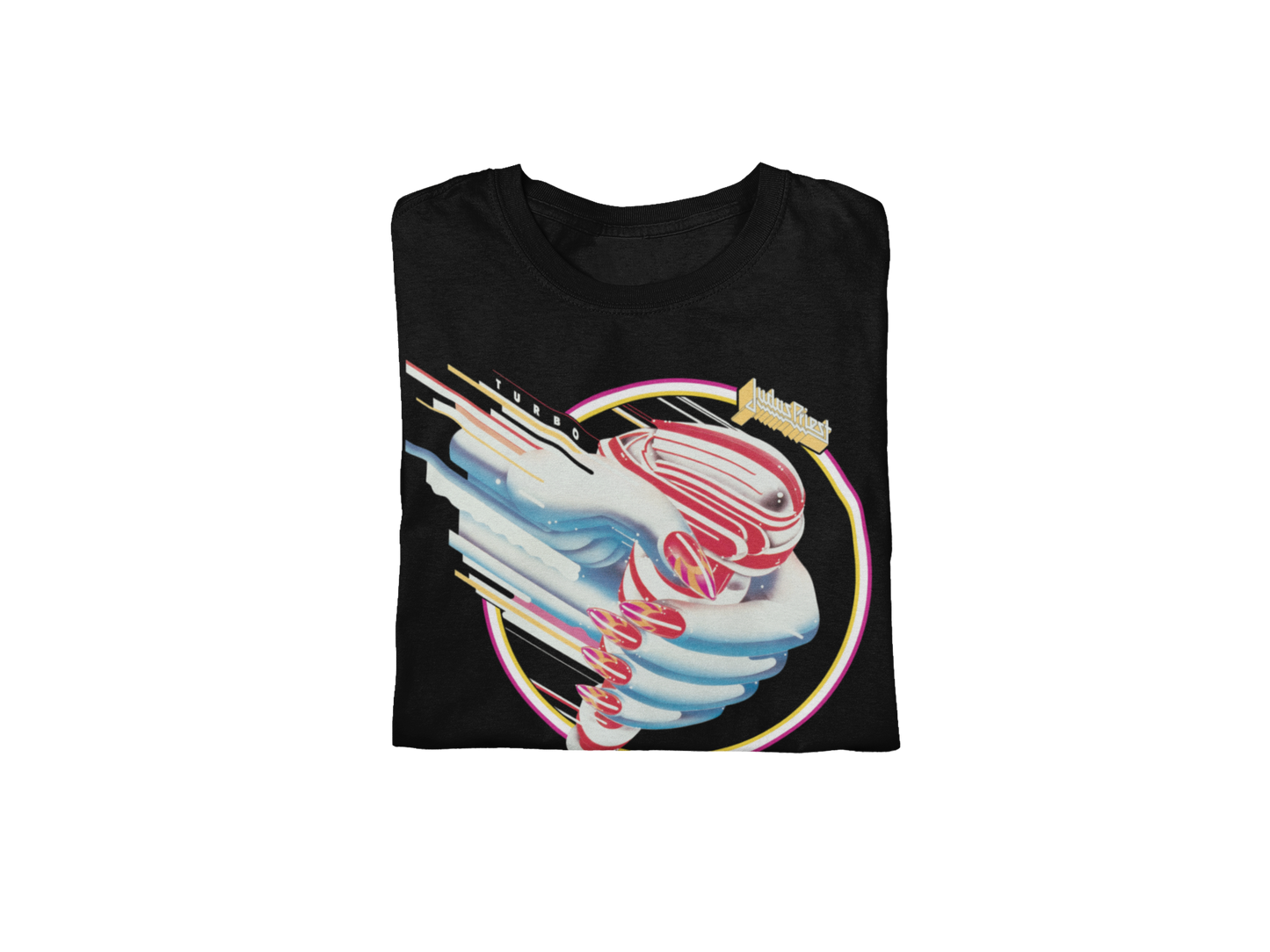 MERCHMOMENT Judas Priest - Turbo Hand Jumbo Print T-Shirt [Apparel]