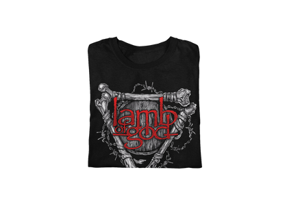MERCHMOMENT Lamb Of God - Bones Jumbo Print T-Shirt [Apparel]