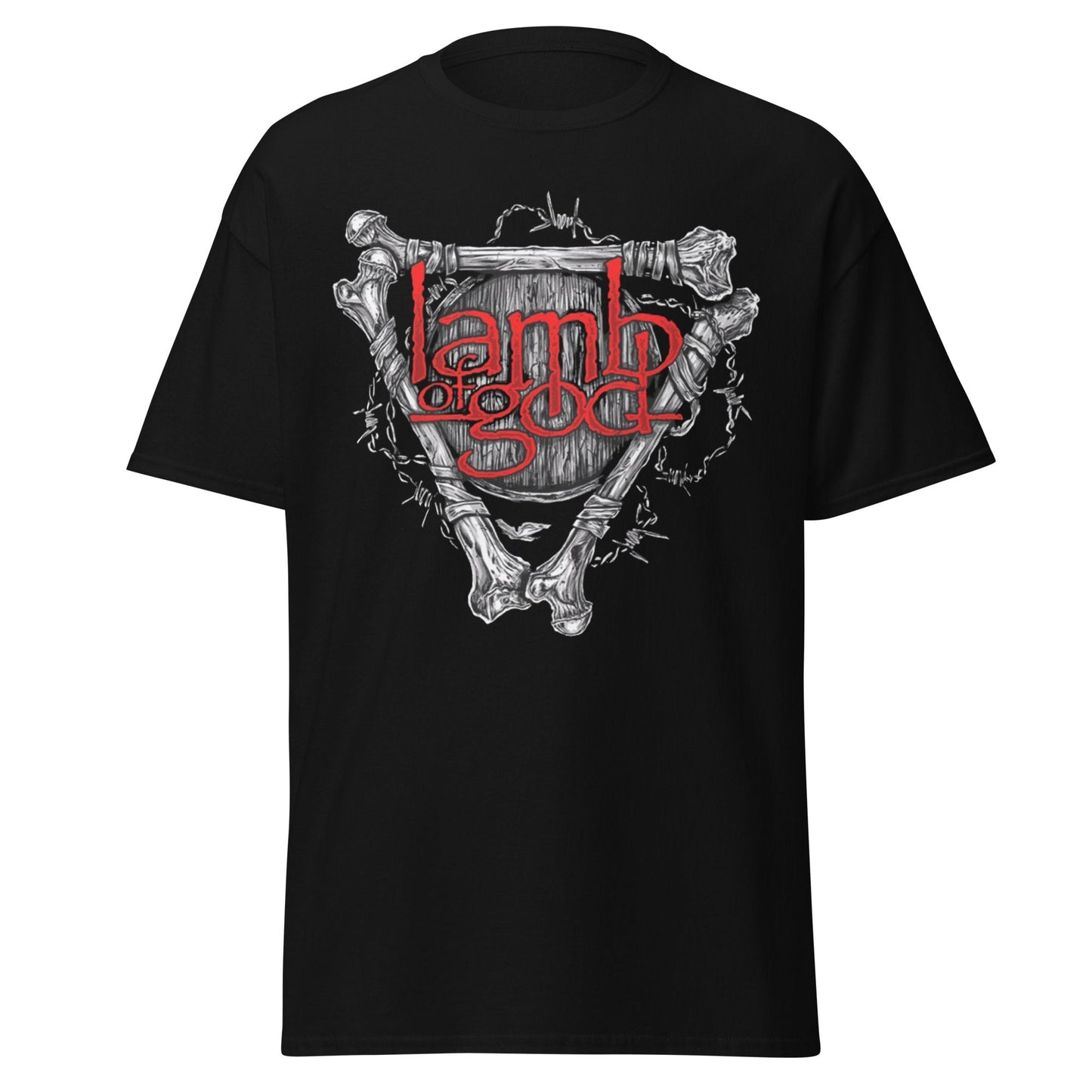 MERCHMOMENT Lamb Of God - Bones Jumbo Print T-Shirt [Apparel]