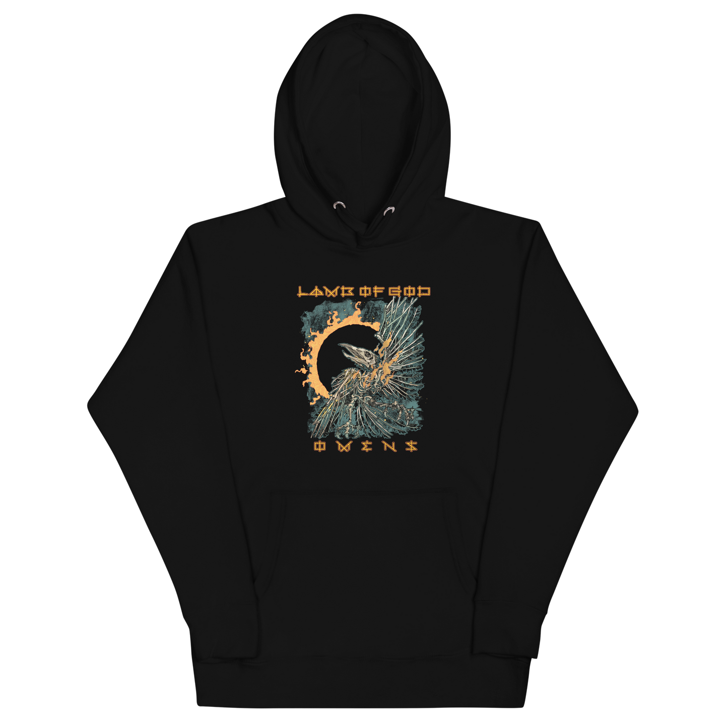 MERCHMOMENT Lamb of God Omens Album Cover Classic Hoodie [Apparel]