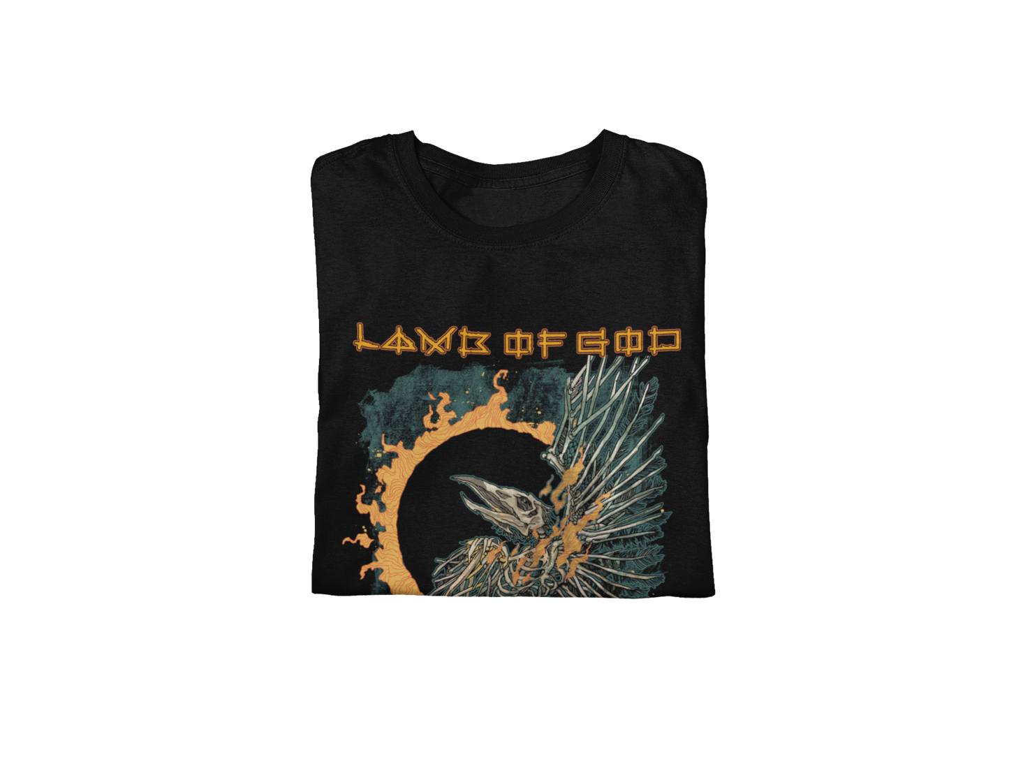 MERCHMOMENT Lamb Of God - Omens Album Cover Jumbo Print T-ShirtT-Shirt [Apparel]
