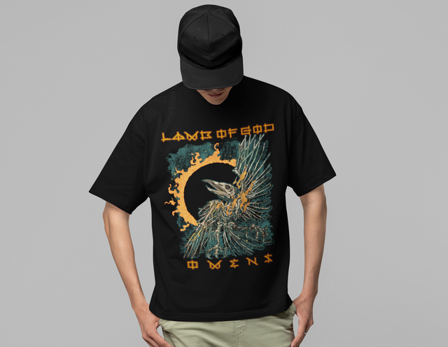 Stakes - Lamb Of God - Omens Album Cover Jumbo Print T-ShirtT-Shirt []