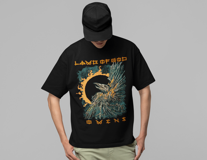 MERCHMOMENT Lamb Of God - Omens Album Cover Jumbo Print T-ShirtT-Shirt [Apparel]