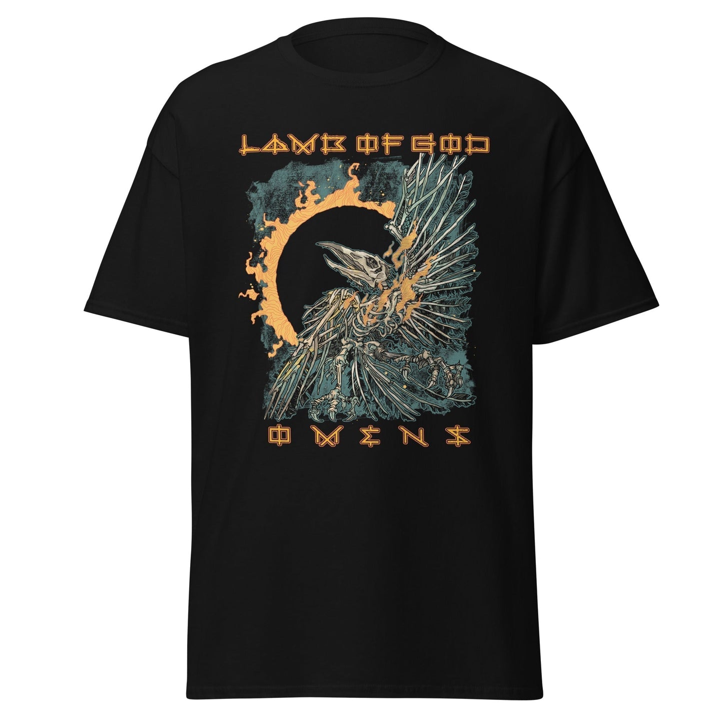 MERCHMOMENT Lamb Of God - Omens Album Cover Jumbo Print T-ShirtT-Shirt [Apparel]