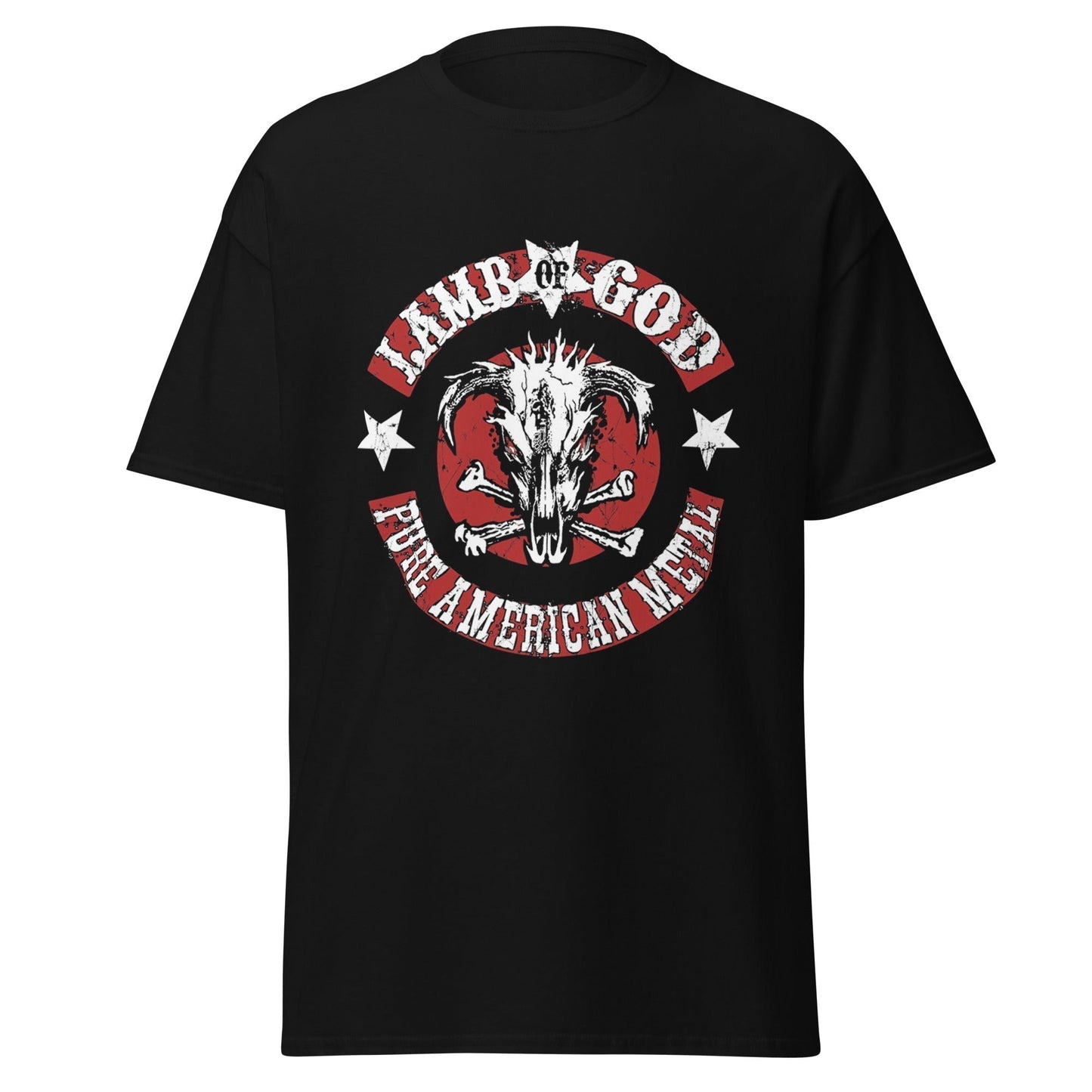 MERCHMOMENT Lamb Of God - Pure American Metal Jumbo Print T-ShirtT-Shirt [Apparel]