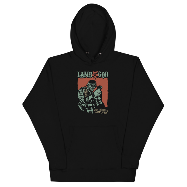 Lamb of God Skeleton Army Plato Quote Classic Hoodie []