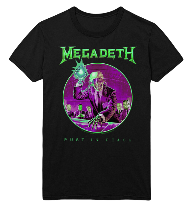 Stakes - Megadeth Green Rust Jumbo Print T-Shirt []