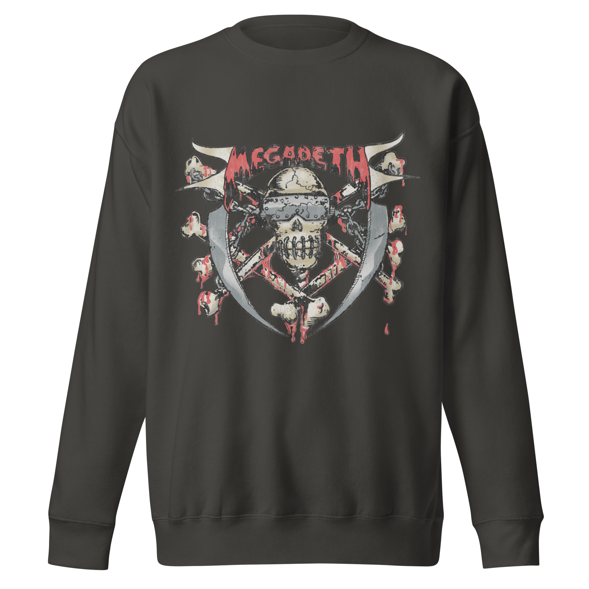 MegaDeth - Hand Painted Vic Jumbo Print Sweatshirt []