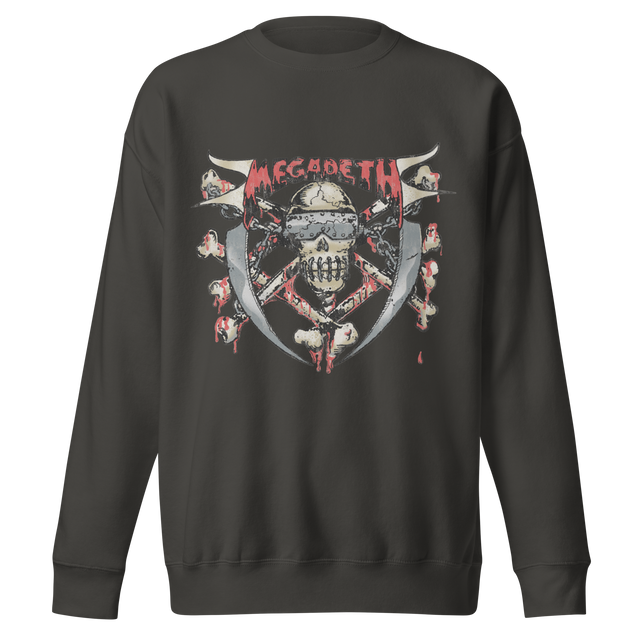 Stakes - MegaDeth - Hand Painted Vic Jumbo Print Sweatshirt []